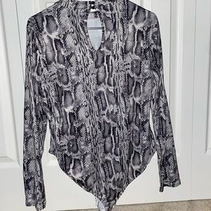 Snake skin bodysuit